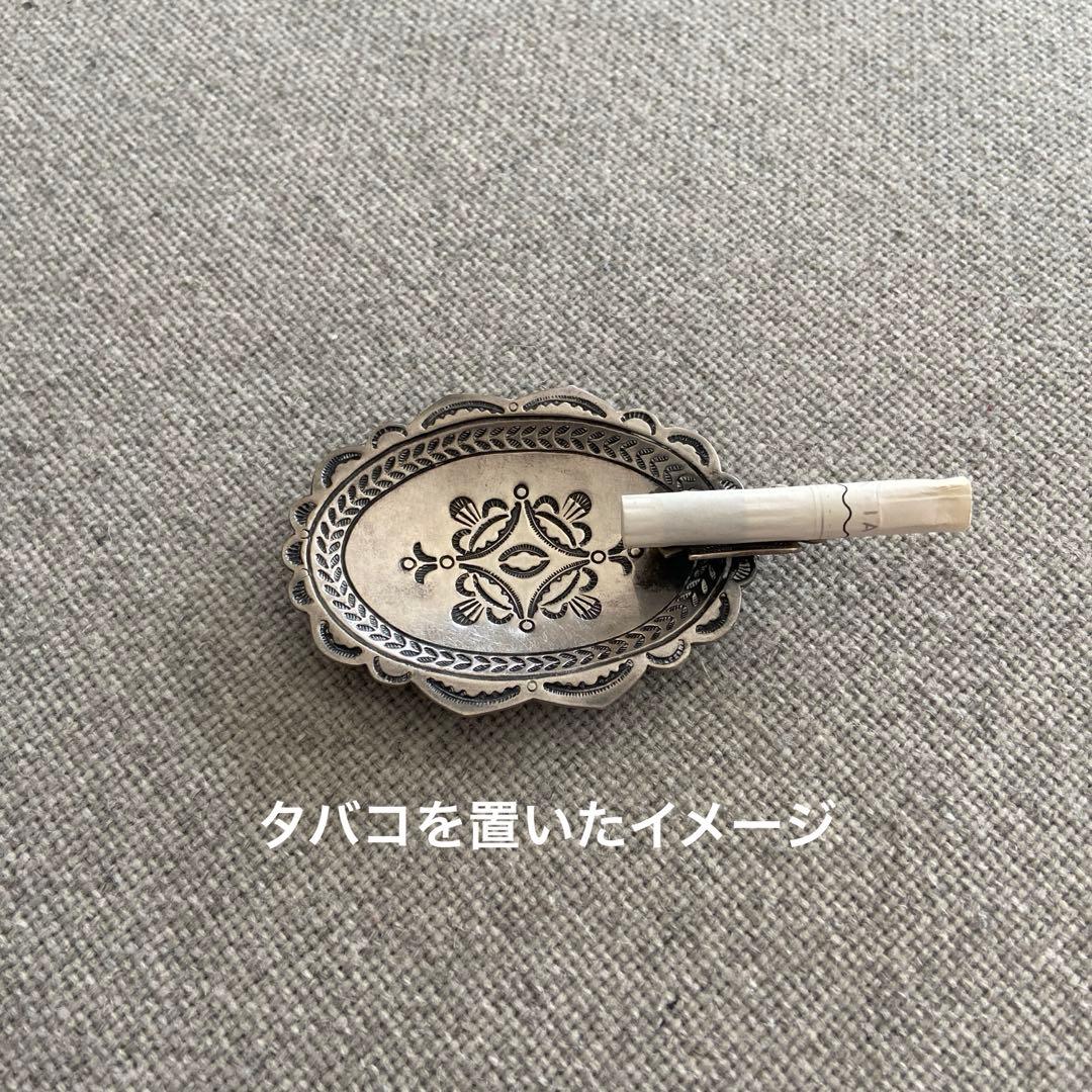 ヴィンテージ シルバー ナバホ 灰皿 アシュトレイ アンティーク サンダーバード
