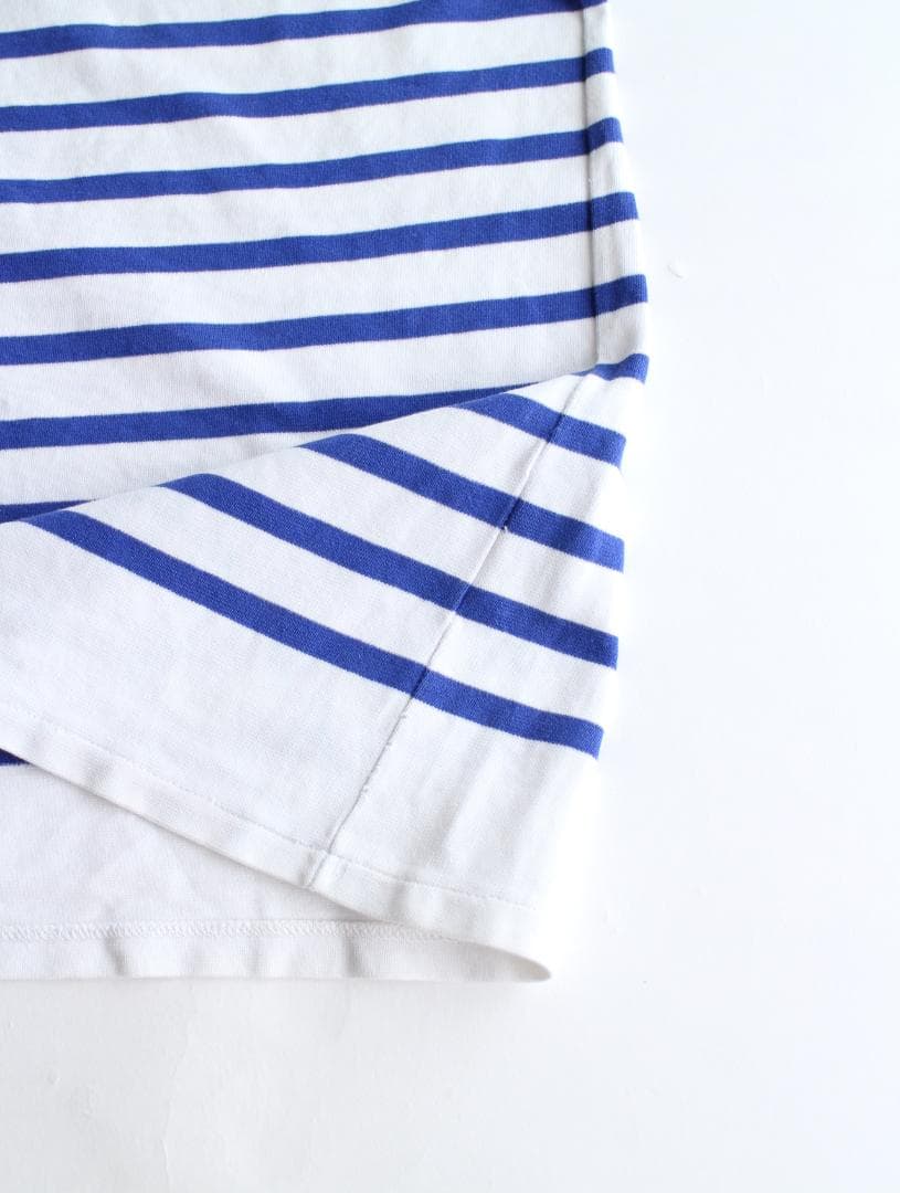 90s　フランス海軍　ボーダーバスクシャツ ナヴァル　NAVAL【GG0042