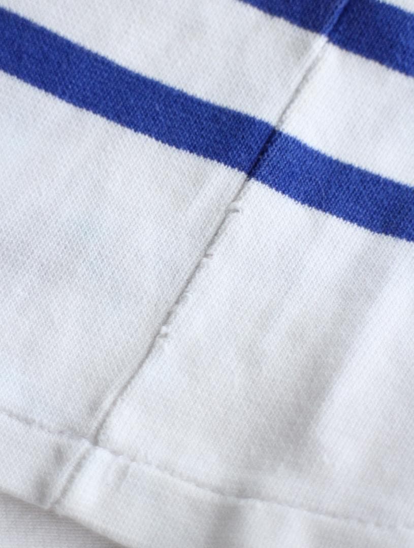 90s　フランス海軍　ボーダーバスクシャツ ナヴァル　NAVAL【GG0042