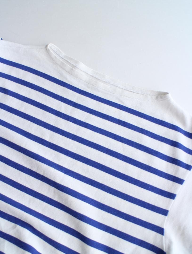 90s　フランス海軍　ボーダーバスクシャツ ナヴァル　NAVAL【GG0042