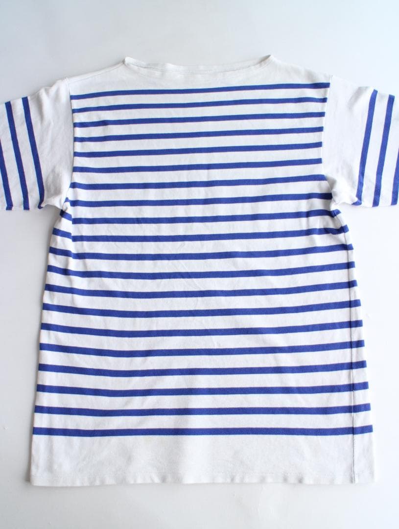 90s　フランス海軍　ボーダーバスクシャツ ナヴァル　NAVAL【GG0042