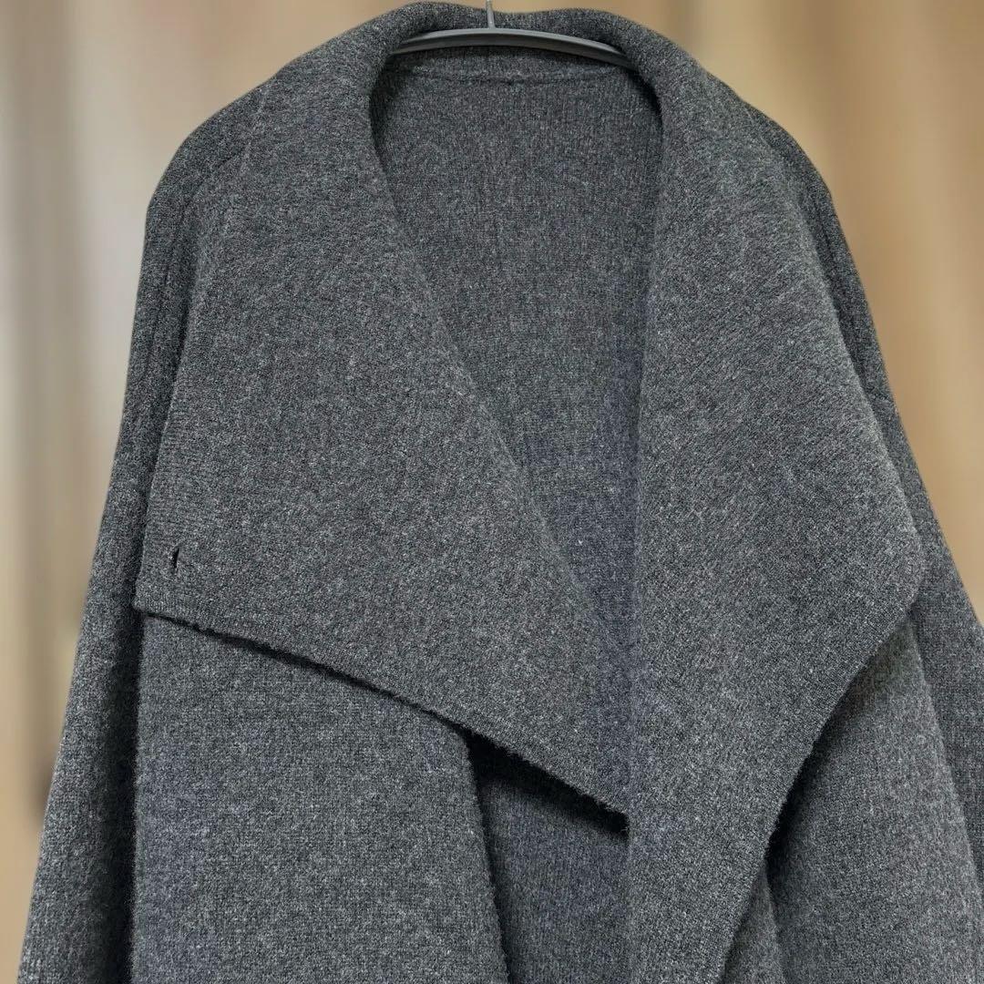 CASA FLINE メリノウールドレープコート