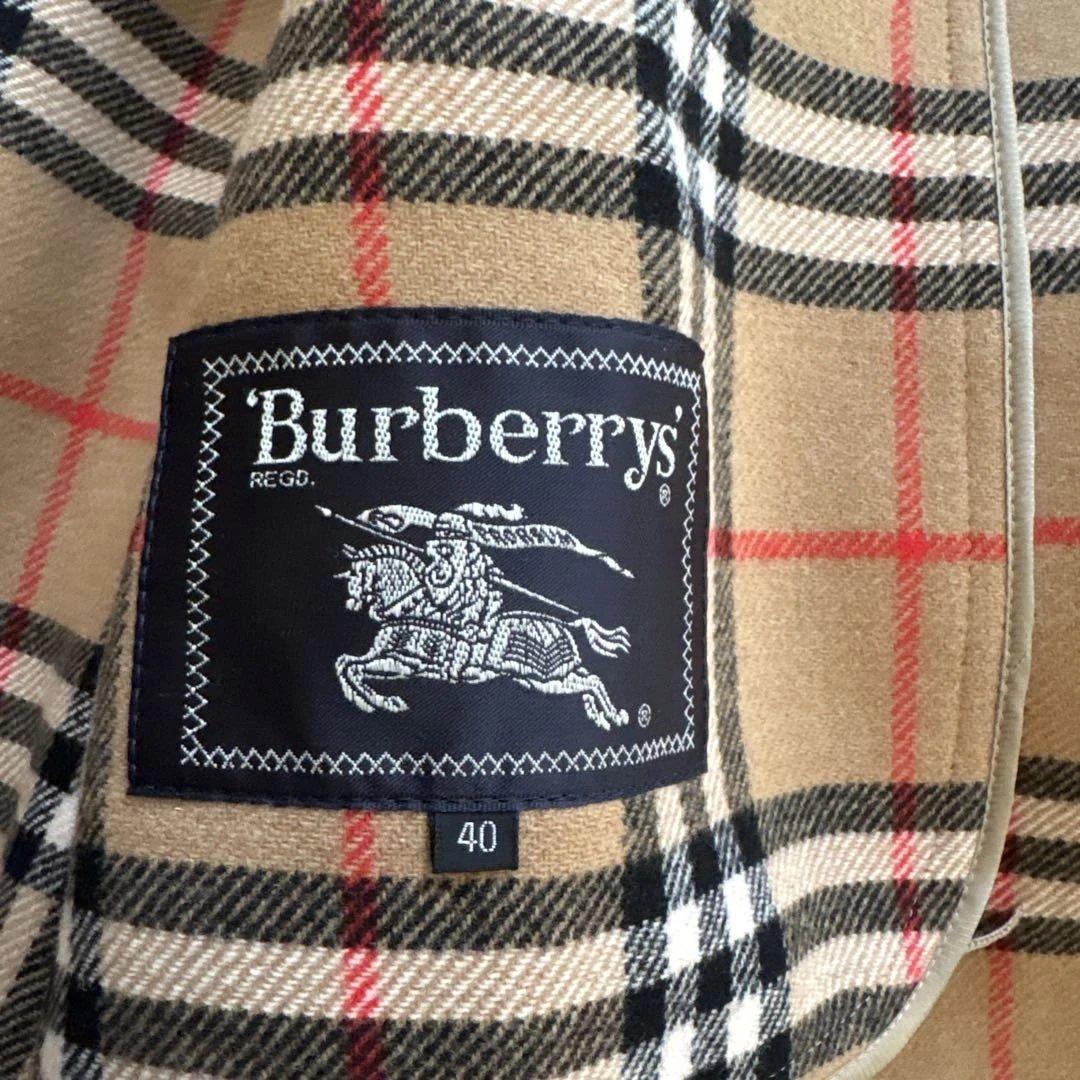 美品✨ 希少 ✨バーバリーズ ダブルフェイス カシミヤ混コート レッド