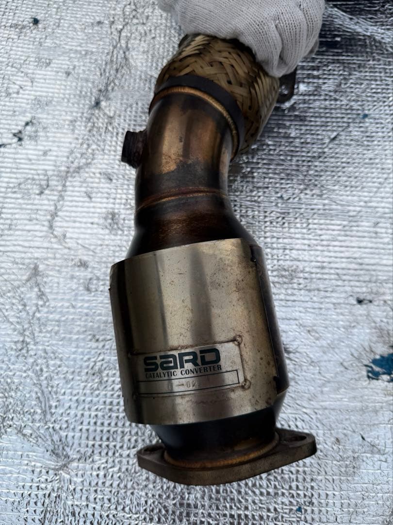 わんじぇい jzx100 SARD製 ステンレス触媒(車検対応)