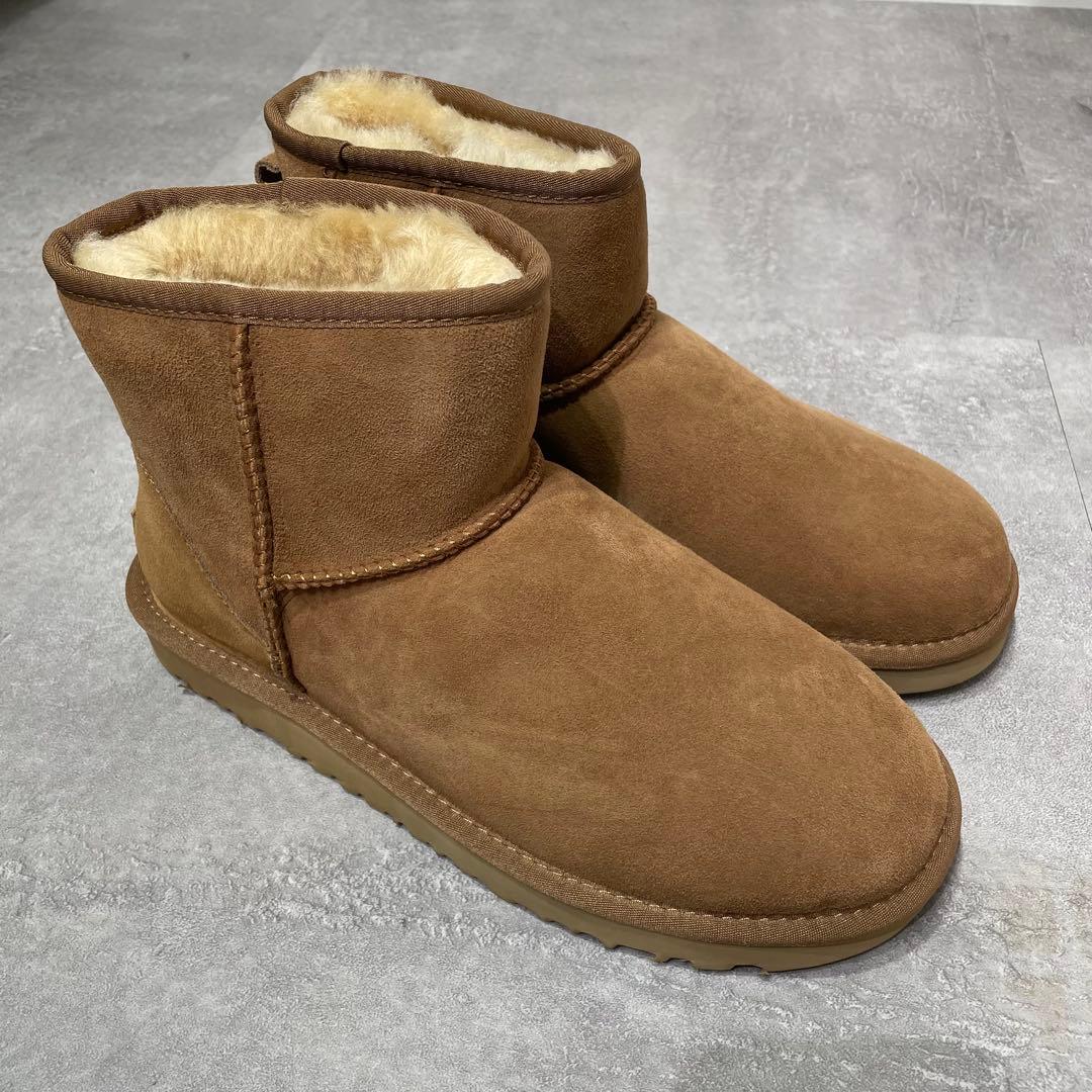アグ UGG クラシック ミニ ボア シューズ 26㎝