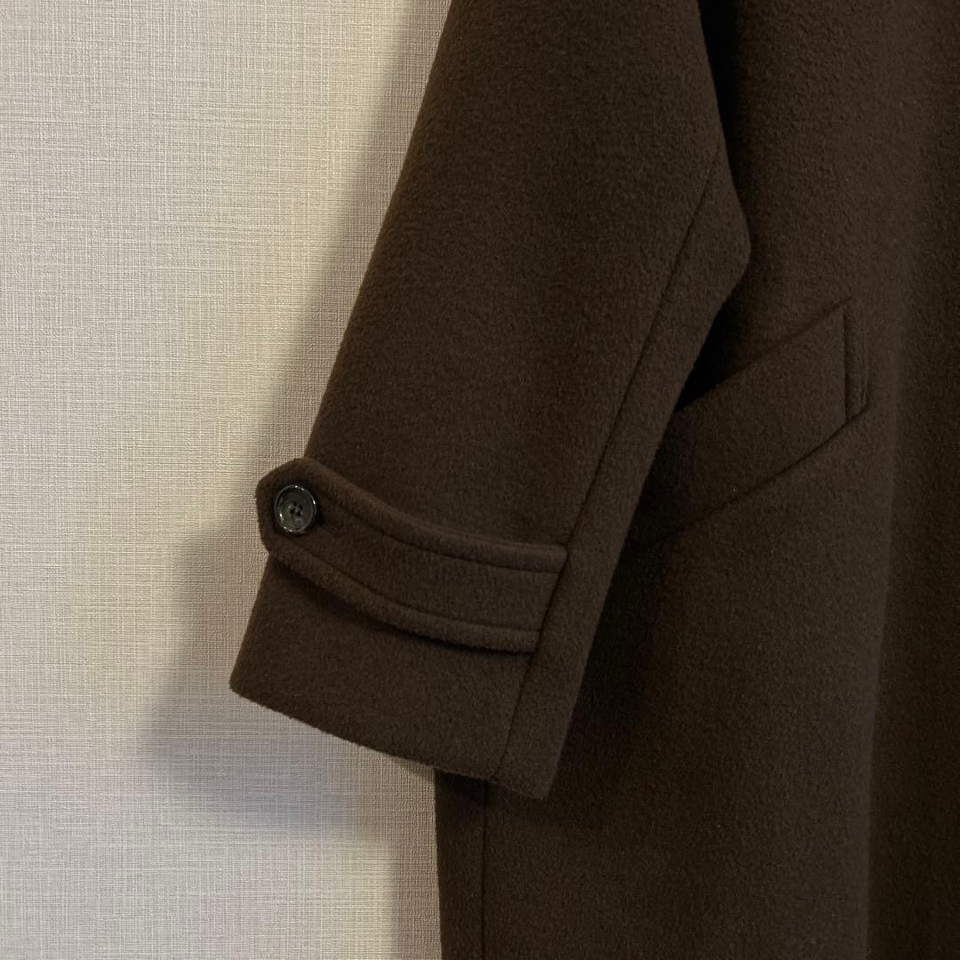 【美品】FRAMeWORK ラムウールMIXシャルムバルカラーコート