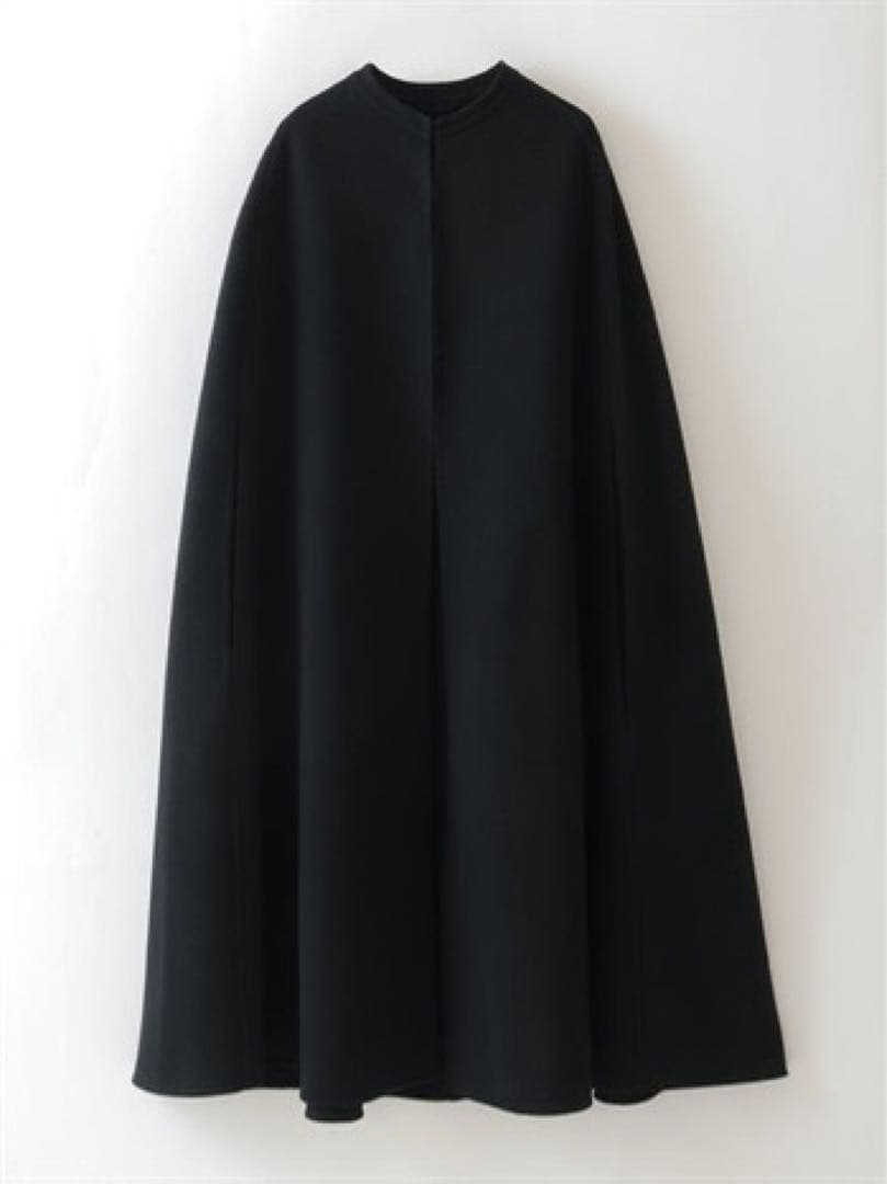 HER. 新品タグ付　カシミヤブレンドロングケープ