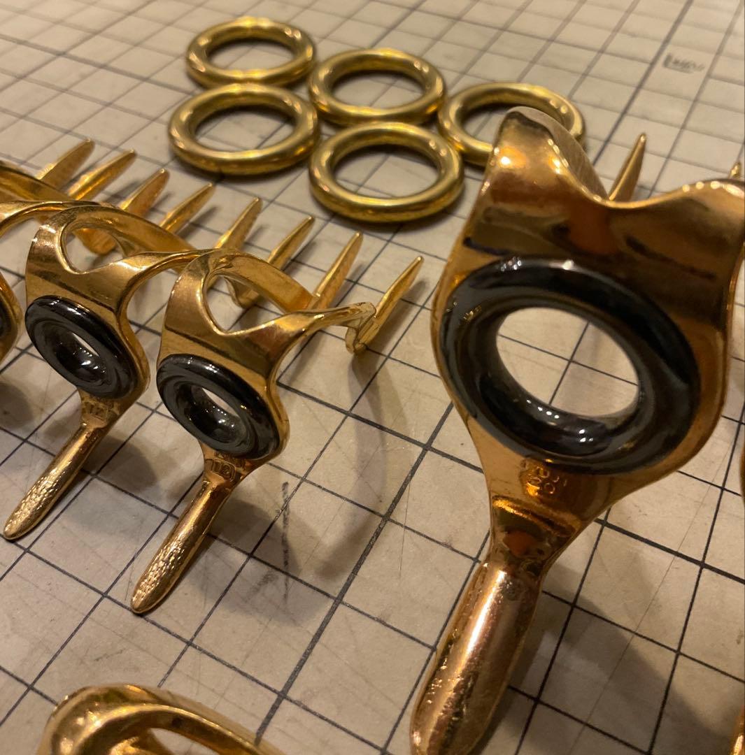 s*e様 Fuji 富士工業 クエ　深海　トローリング　大物竿用　ゴールド ガイ