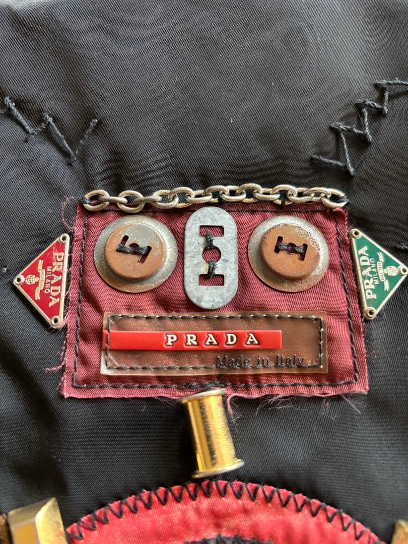 PRADA プラダ　ロボット❗️トートバック　ブラック　ギャランティカードあり❗️