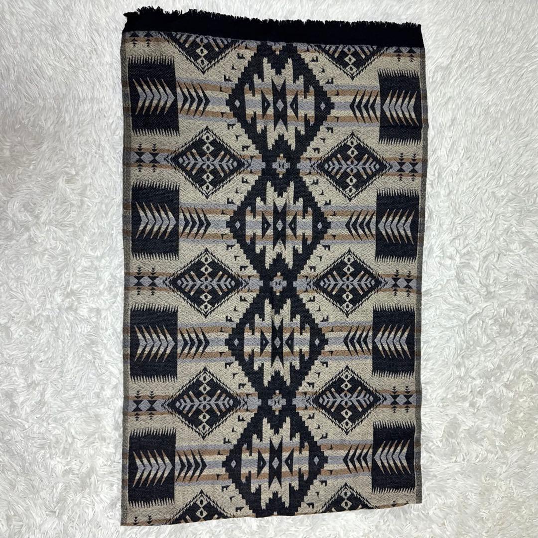 ☆【激レア旧タグ】RRL ウールスカーフ ネイティブ柄 ダブルアールエル☆