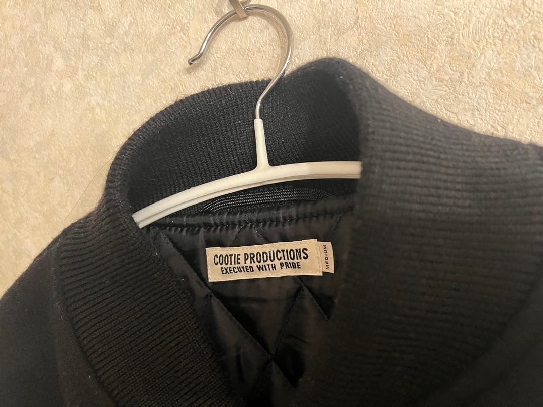 COOTIE PRODUCTIONS スタジャンMブラック美品クーティー