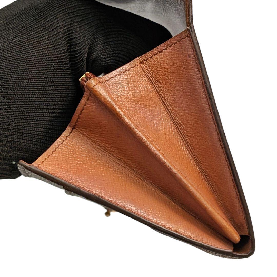 外観美 ルイヴィトン モノグラム ポシェット ポルトモネ クレディ 961