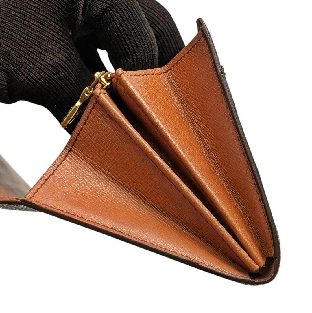 外観美 ルイヴィトン モノグラム ポシェット ポルトモネ クレディ 961