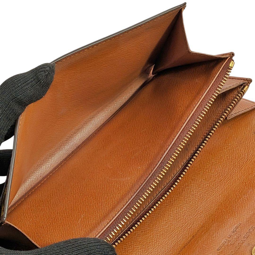 外観美 ルイヴィトン モノグラム ポシェット ポルトモネ クレディ 961