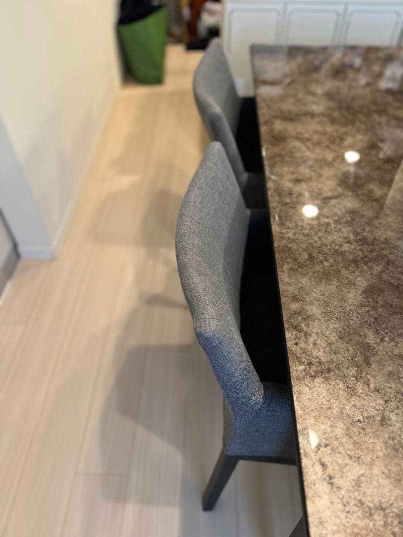 【Nコレクション】ニトリ　ダイニングチェア(C-50肘付き/NSF) セット売可