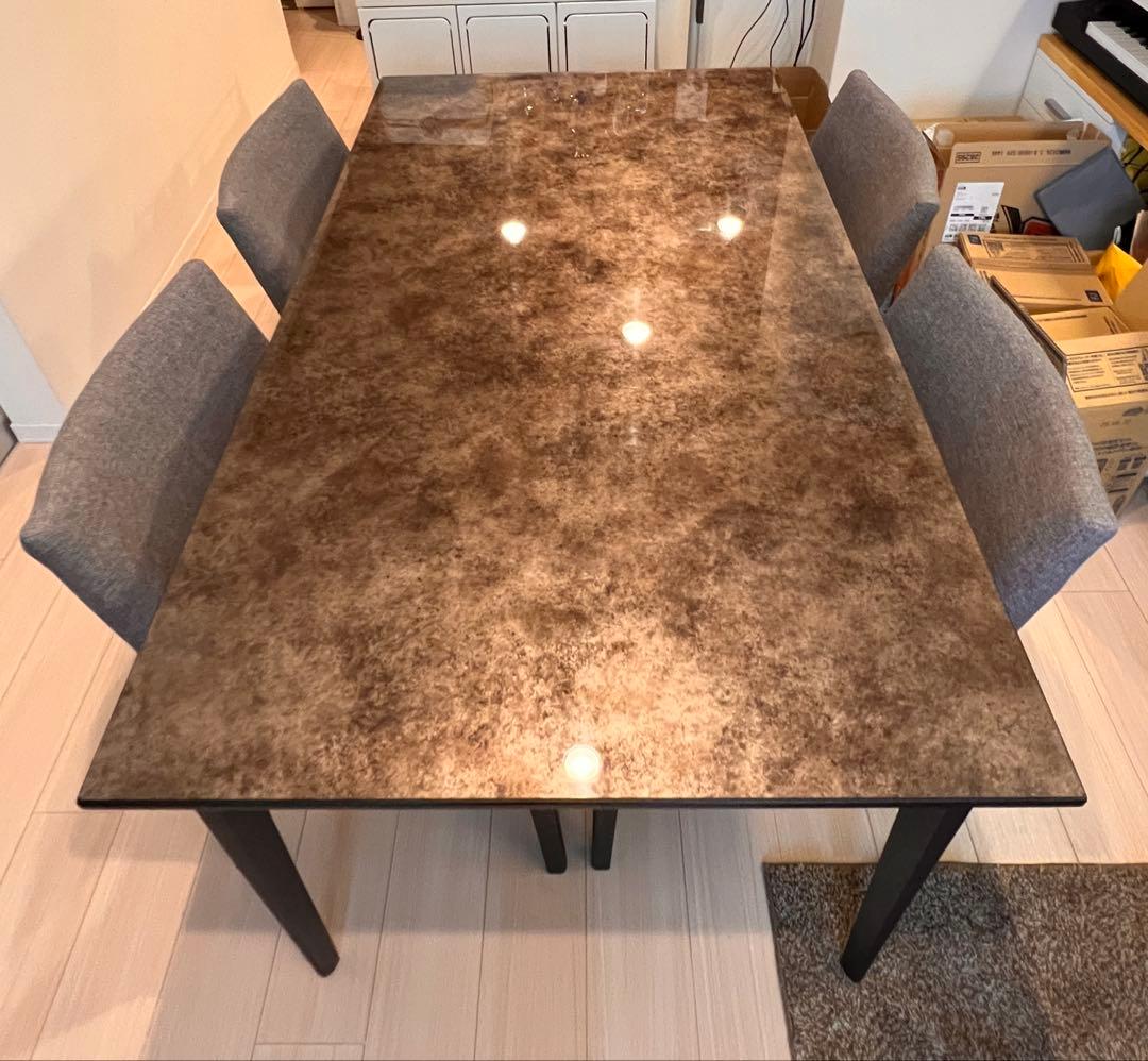 【Nコレクション】ニトリ　ダイニングチェア(C-50肘付き/NSF) セット売可