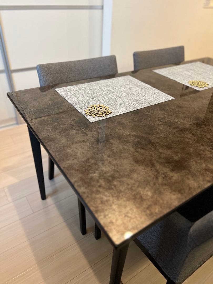 【Nコレクション】ニトリ　ダイニングチェア(C-50肘付き/NSF) セット売可