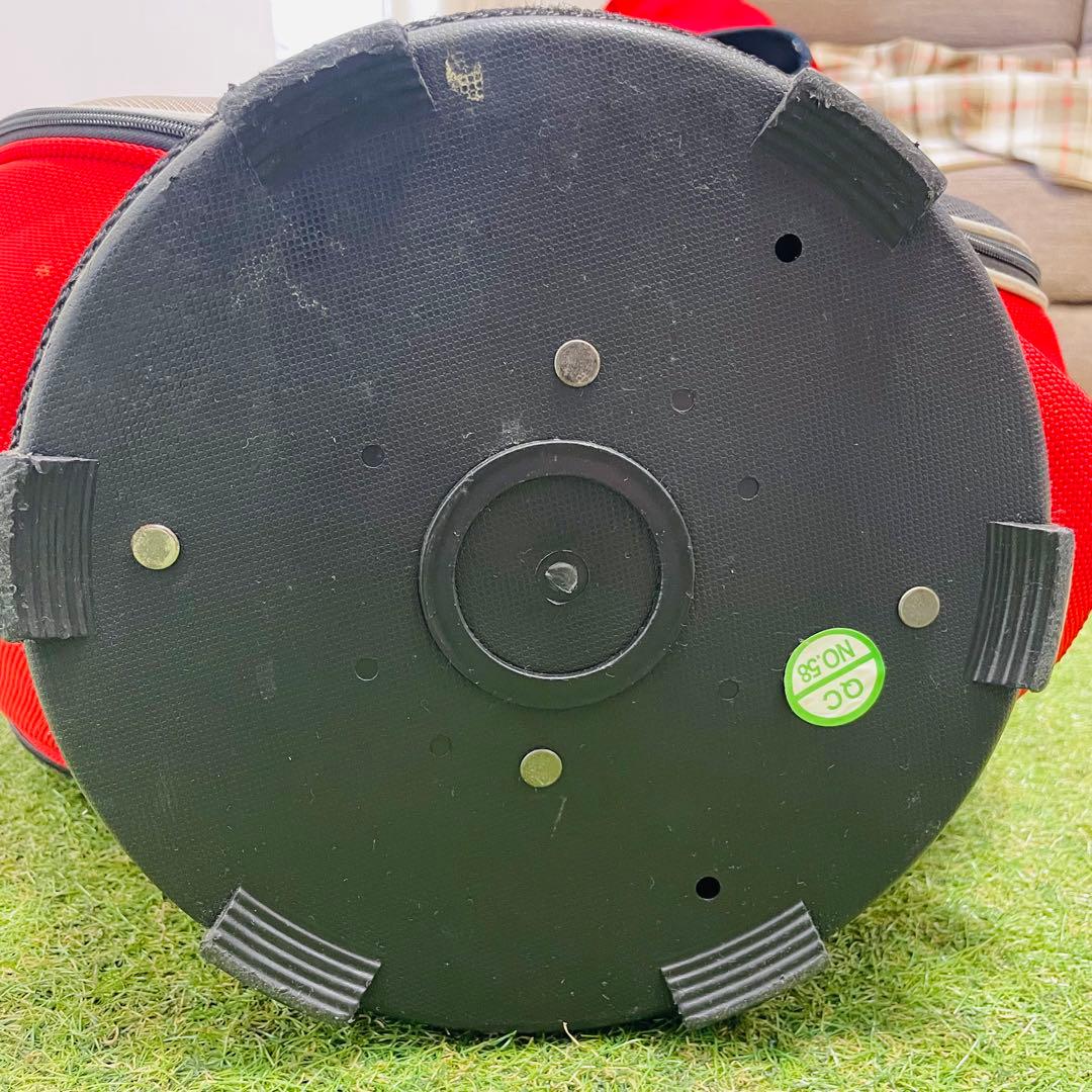 adidas アディダス ゴルフ キャディバッグ 赤黒