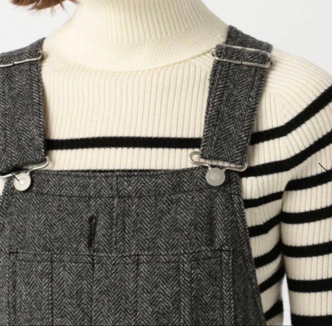 ユニオンランチ　ヘリンボーン　サロペット