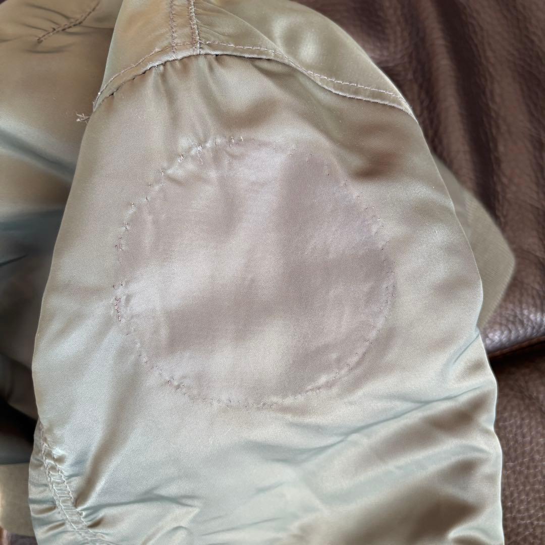 AVIREX MA-1 ジャケット オリーブ カーキ セージ グリーン L XL