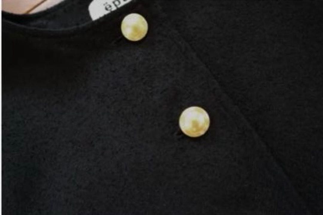 ✴︎新品未使用✴︎epa エパ tweed short jacket (ブラック)