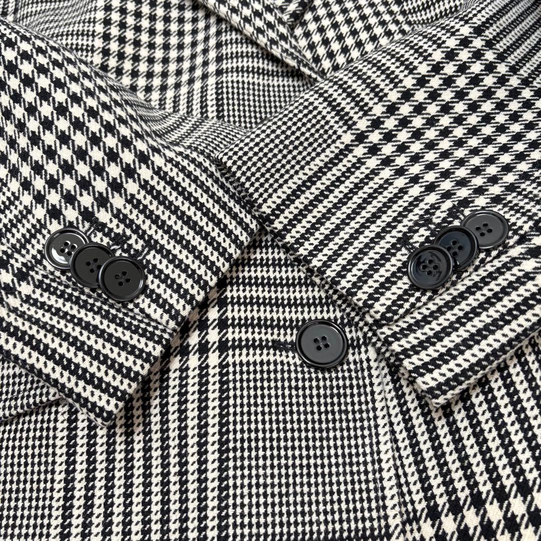 MM6 Maison Margiela チェック柄コクーンコート XS 大きめ