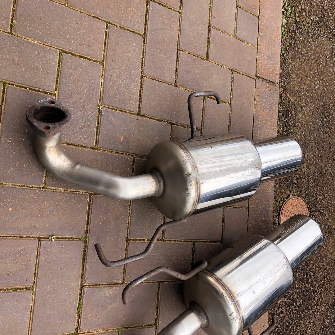 スバル レガシィ stiゲノムマフラー 色味抜き