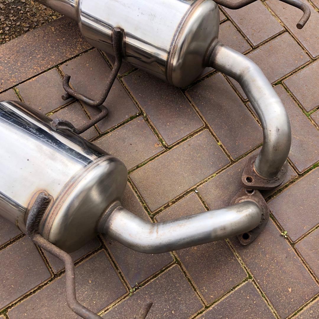 スバル レガシィ stiゲノムマフラー 色味抜き