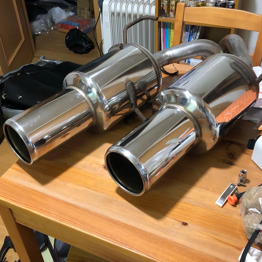 スバル レガシィ stiゲノムマフラー 色味抜き