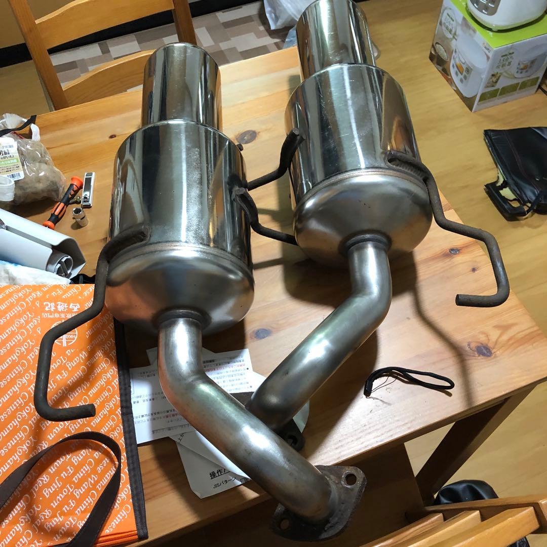 スバル レガシィ stiゲノムマフラー 色味抜き