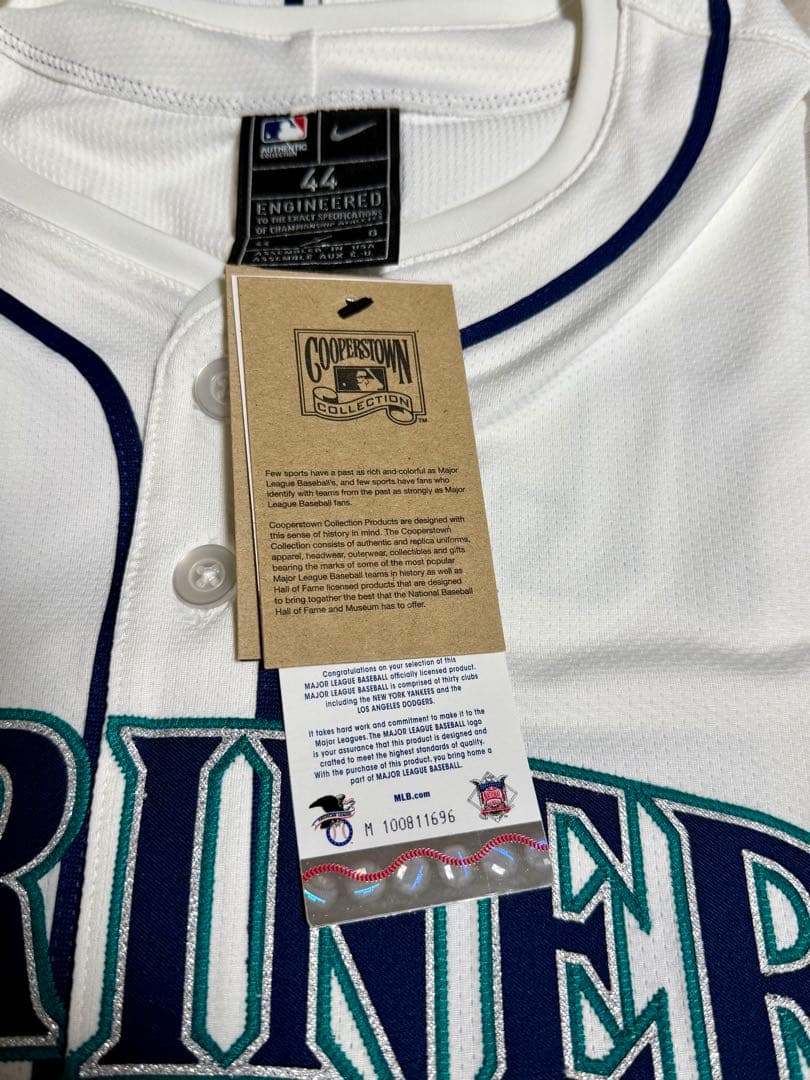 イチロー#永久欠番51 マリナーズ 殿堂入りパッチ付きエリートユニフォーム