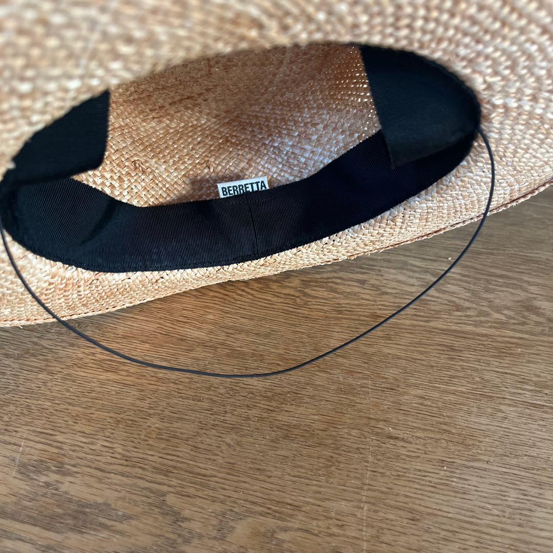 BERRETTA 麦わら帽子　ベルレッタスタイル　バオ　Mサイズ
