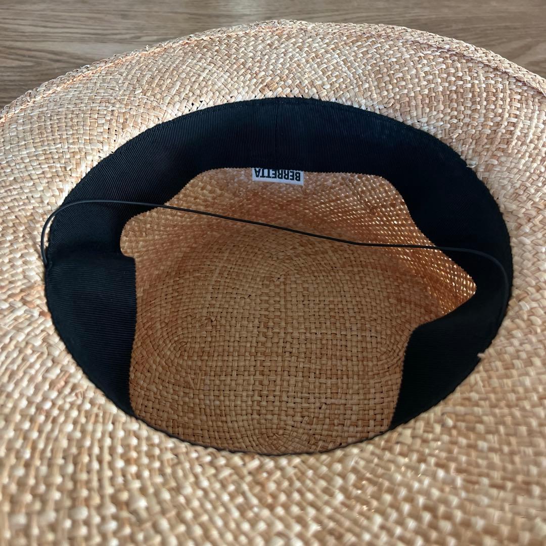 BERRETTA 麦わら帽子　ベルレッタスタイル　バオ　Mサイズ