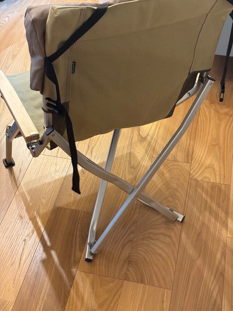 peak 椅子 ローチェア30カーキ 枕付き