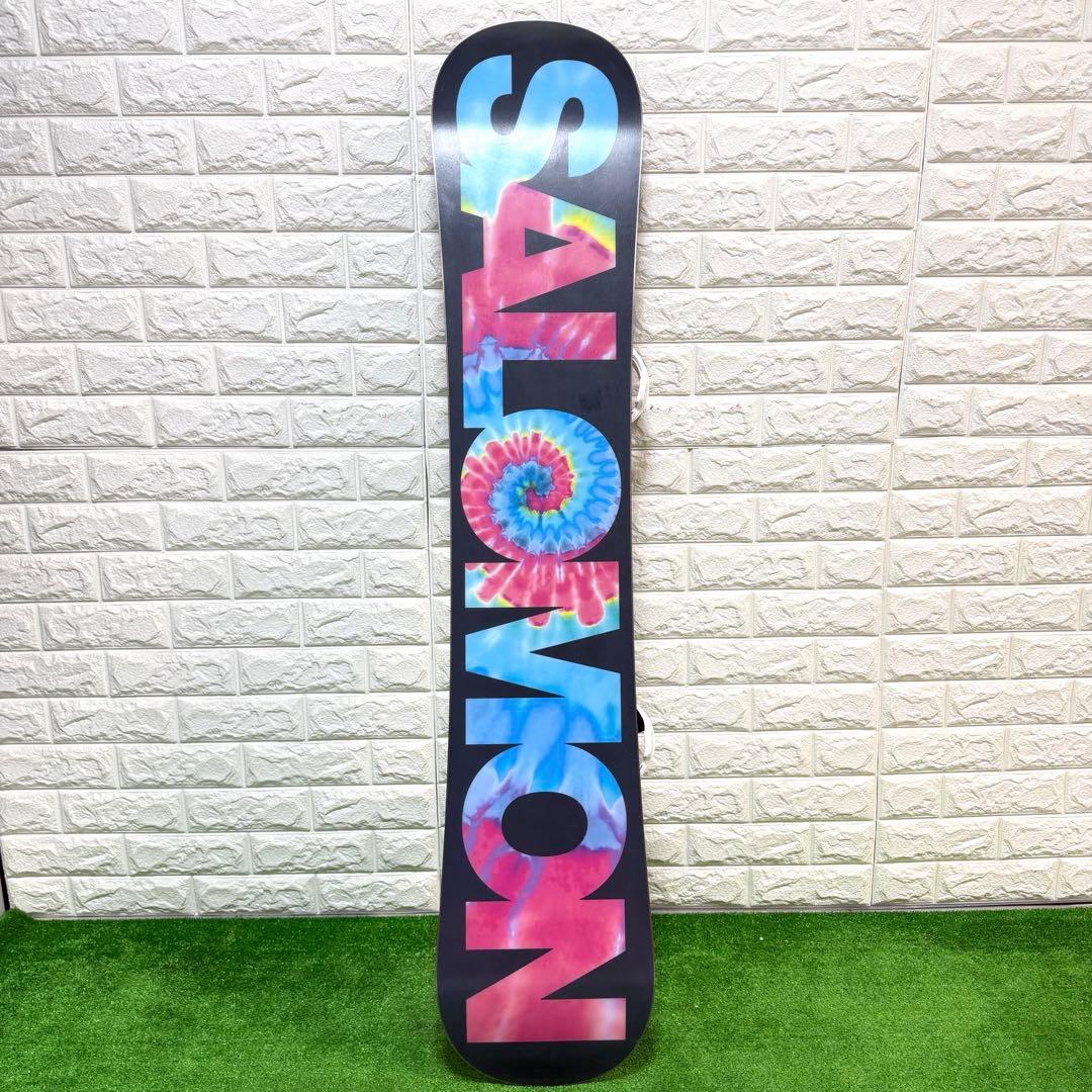 美品　SALOMON 143 スノーボード　ビンディング　スイカ　可愛い　ケース