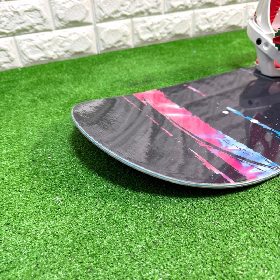 美品　SALOMON 143 スノーボード　ビンディング　スイカ　可愛い　ケース