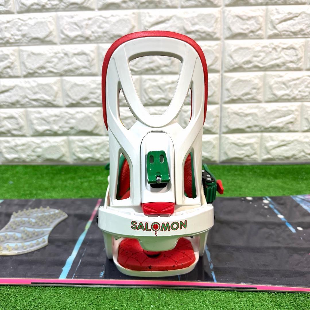 美品　SALOMON 143 スノーボード　ビンディング　スイカ　可愛い　ケース