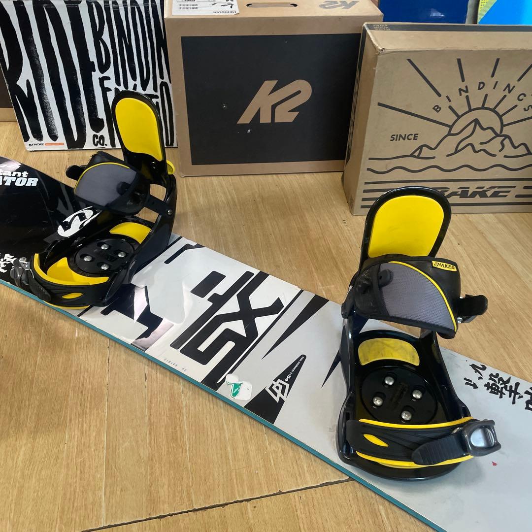 MOSS×IGNIO　良質国産　希少サイズ　モス　スノーボードセット　バイン付