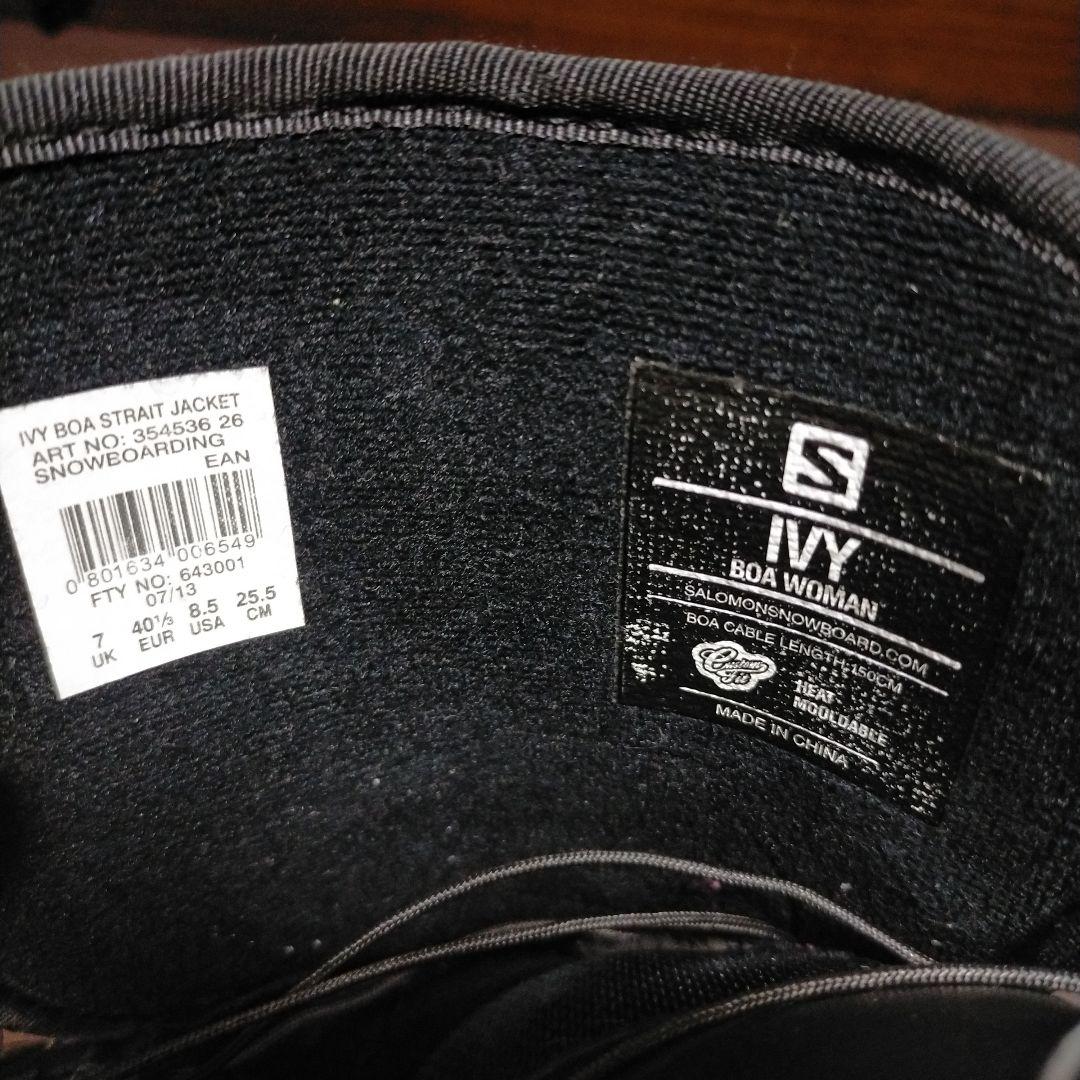 サロモン IVY アイビー レディース スノーボード ブーツ BOA 25.5