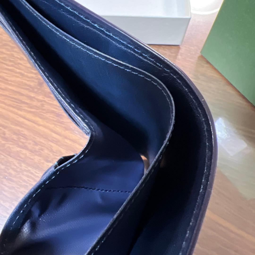 キプリス　コードバン　財布　二つ折り　カード札入れ