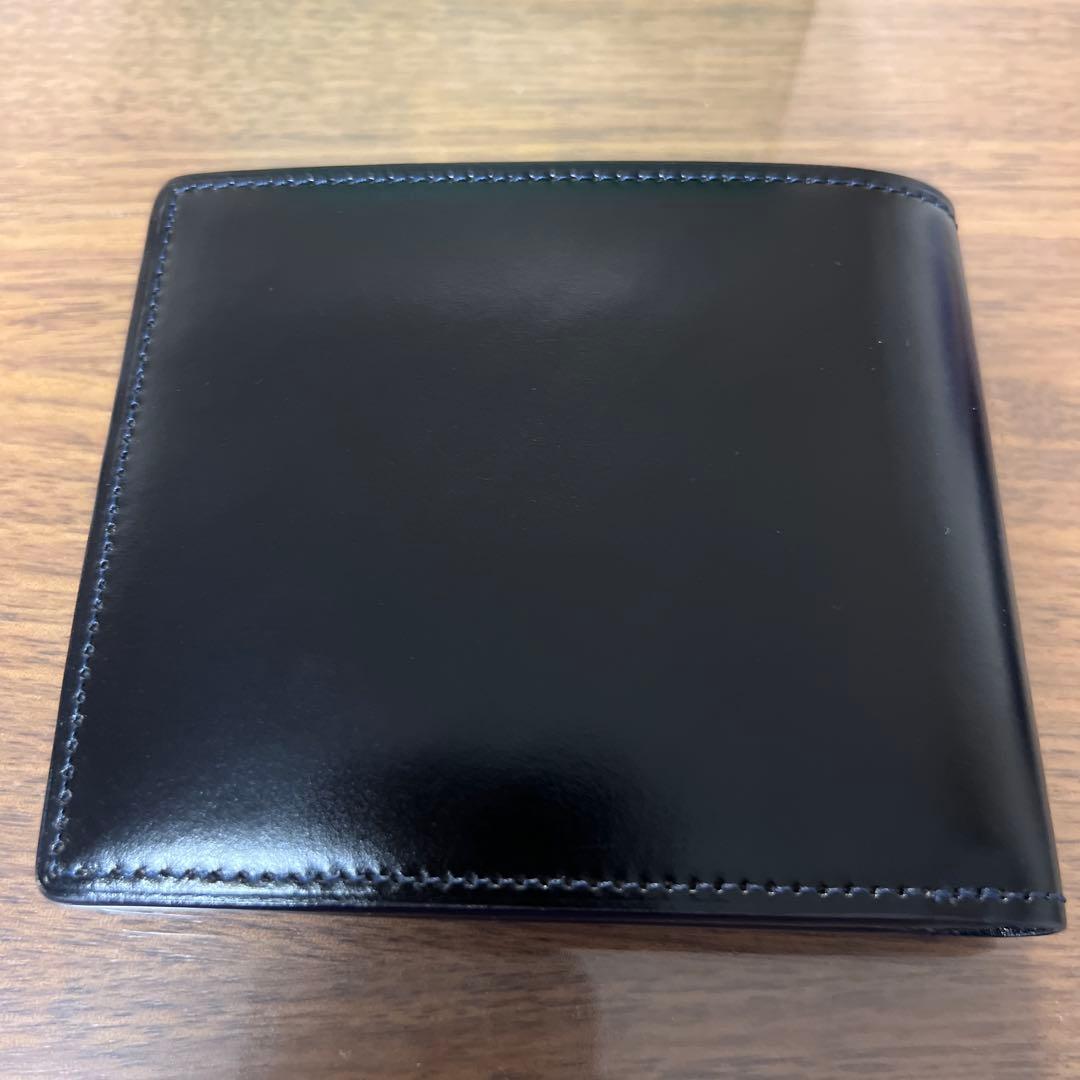 キプリス　コードバン　財布　二つ折り　カード札入れ