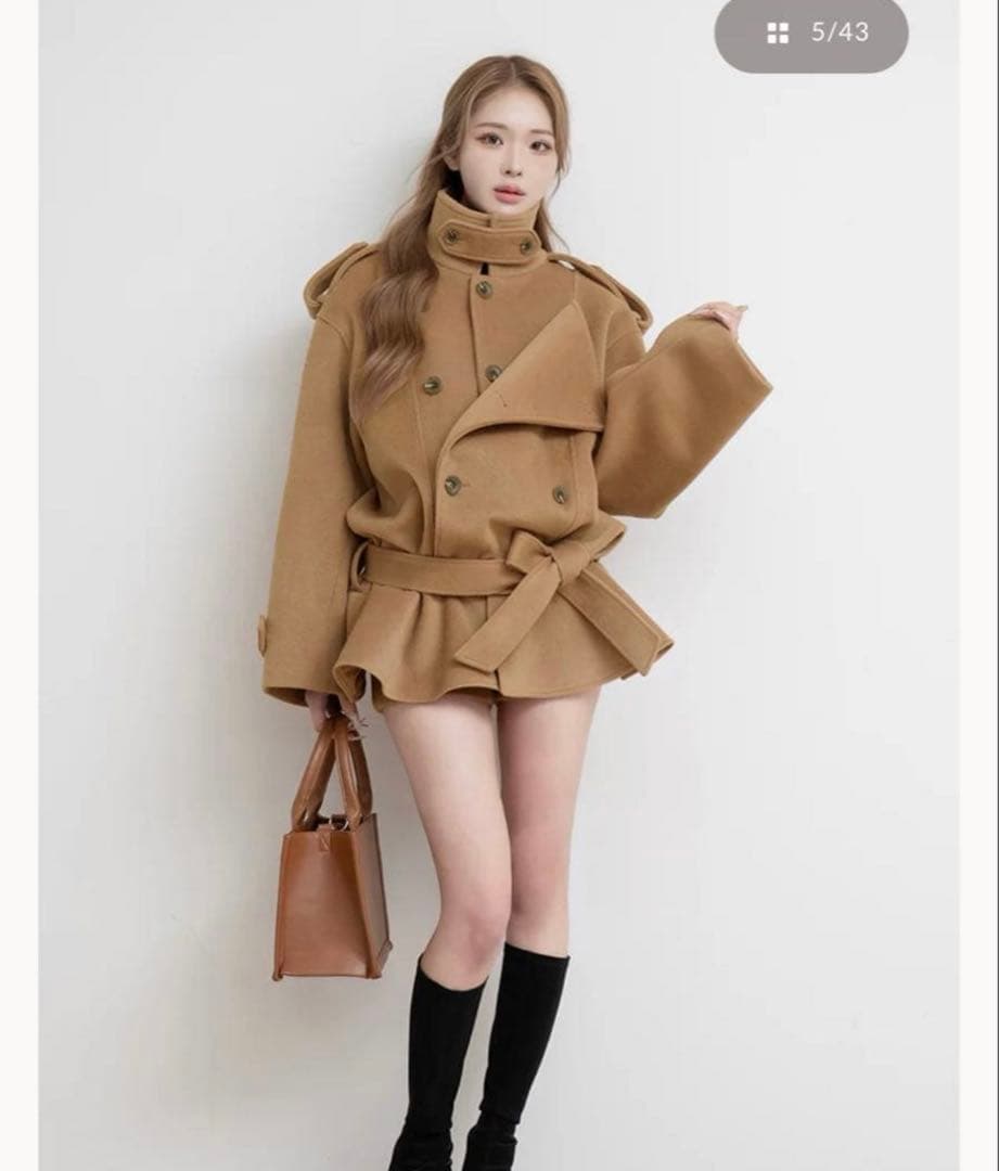 darich ドロップショルダージャケットコート