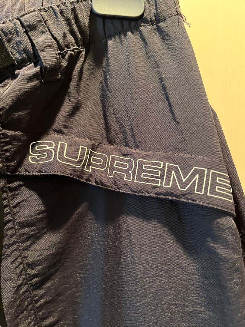 SUPREME☆ナイロンパンツ XL 黒 used美品