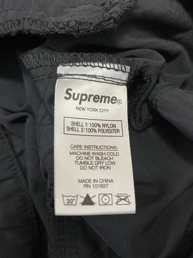 SUPREME☆ナイロンパンツ XL 黒 used美品