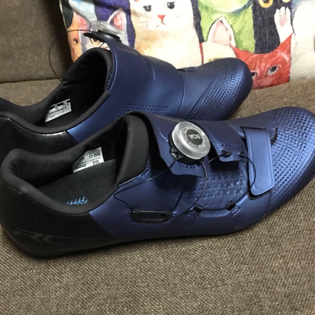 新品 SHIMANO RC502 SPD-SL シューズ ブルーブラック