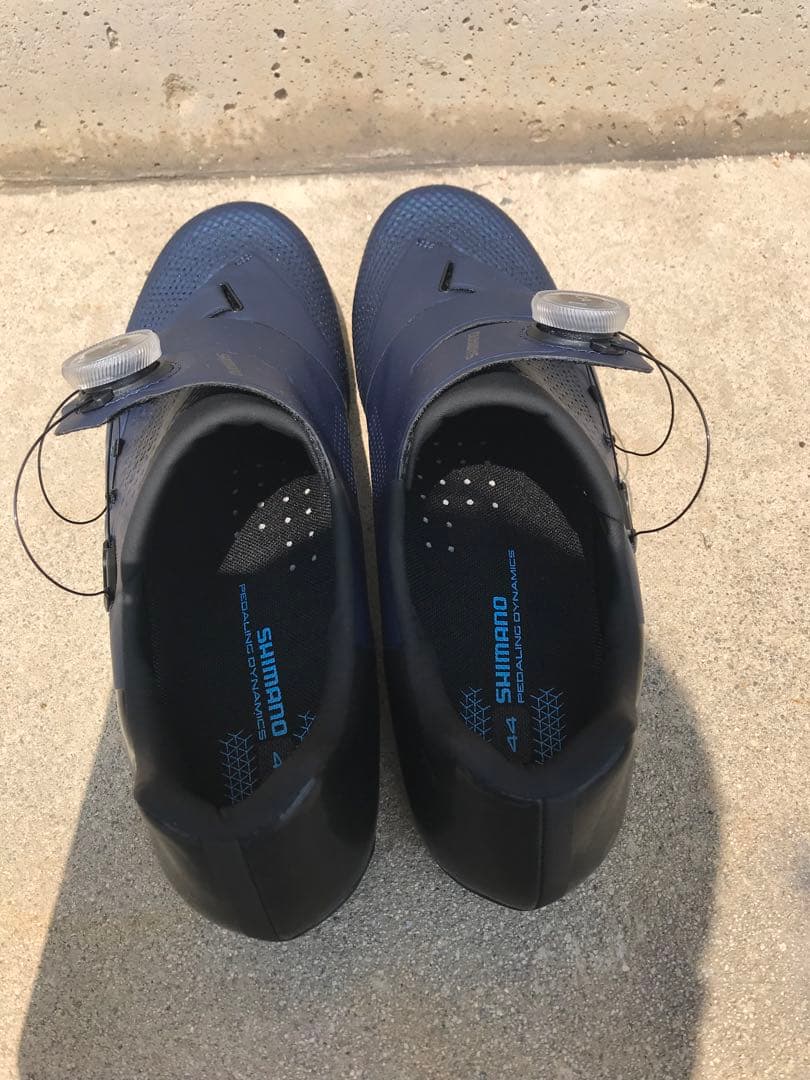 新品 SHIMANO RC502 SPD-SL シューズ ブルーブラック