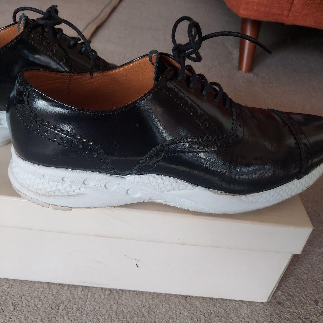 COMME des GARÇONS 黒 レザー ドレスシューズ