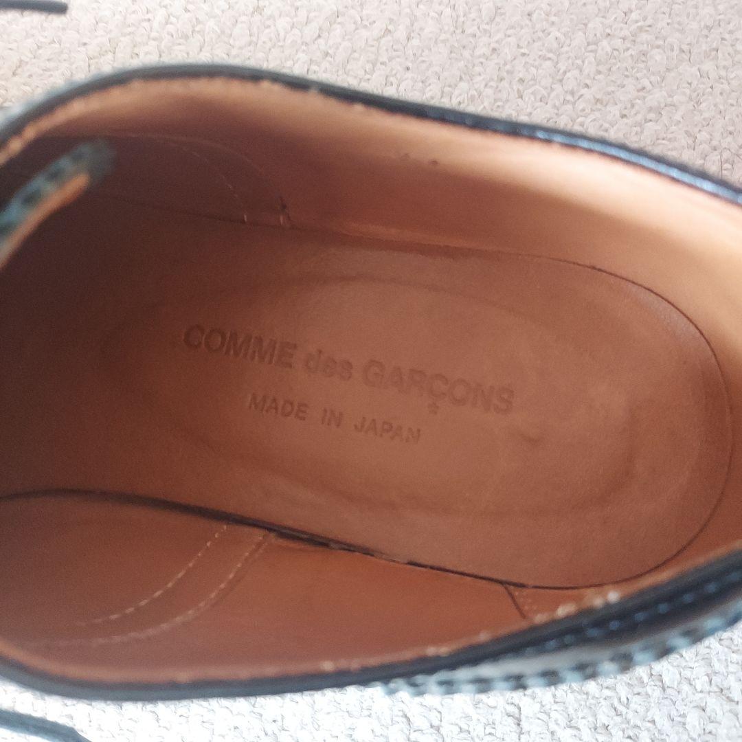 COMME des GARÇONS 黒 レザー ドレスシューズ