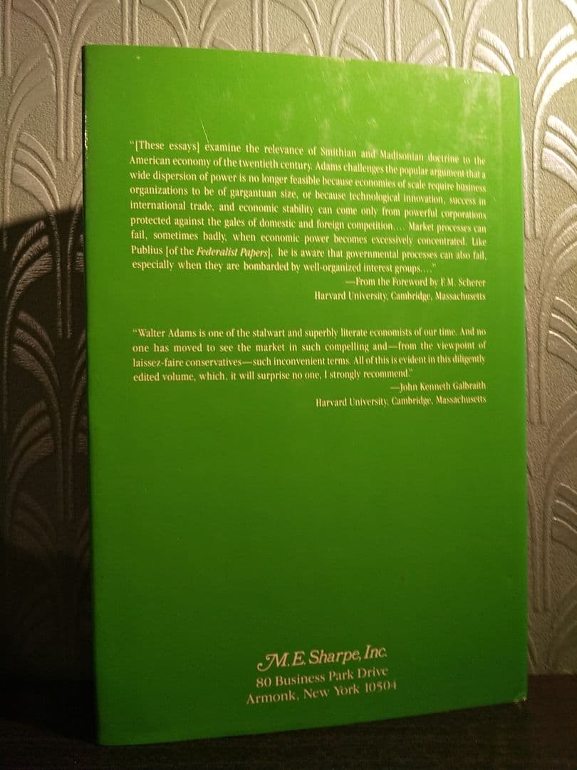 〈洋書〉反トラスト、市場、そして国家：ウォルター・アダムスの貢献