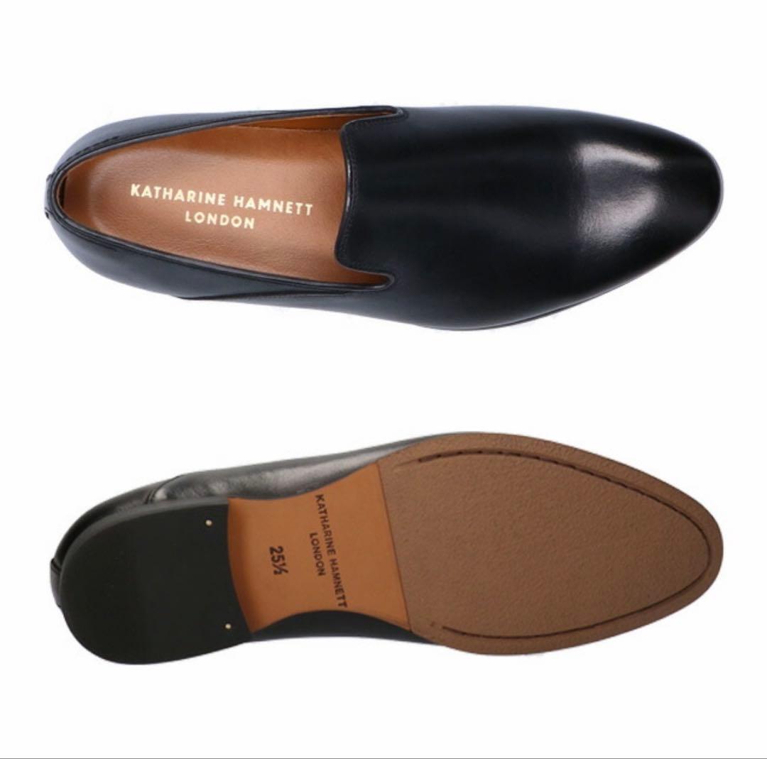 KATHARINE HAMNETT ブラックスリッポン 31663